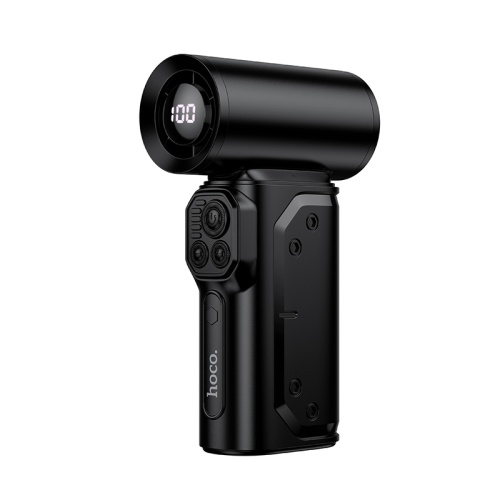 Аккумуляторная воздуходувка Hoco HX68 для продувки и удаления пыли с дисплеем, 6 режимов, max 186W, max 130000 об/мин, 8000mAh фото 2