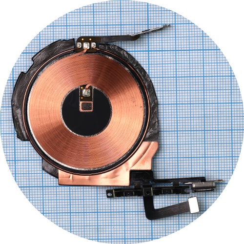 Шлейф Apple iPhone 12 Mini з кнопками гучності та ввімкнення, перемикання вібро та бездротовою зарядкою (оригінал 100%)