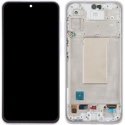 Дисплей Samsung Galaxy A36 5G A366B з тачскріном (оригінал OEM SP з фіолетовою рамкою)