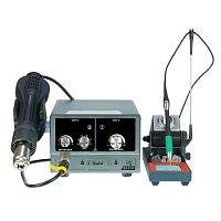 Паяльная станция прецизионная Kaisi 8521P-115, фен 100C - 450C, паяльник стандарта JBC 115 200C - 500C, 800W