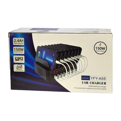 Зарядна станція YFY-A55 (16 USB 5V/2.4A, 150W) фото 3