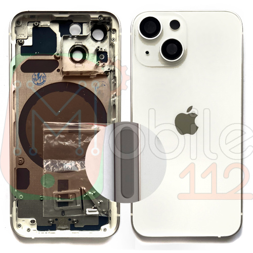 Корпус Apple iPhone 13 Mini (сріблястий оригінал Китай US)