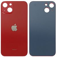 Задняя крышка Apple iPhone 13 (красная оригинал Китай с кольцами)