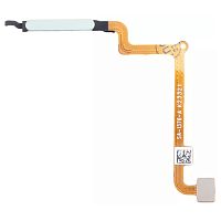 Шлейф Xiaomi Redmi 13C, Poco C65 з кнопкою включення та сканером відбитка пальця (AAA зелений)