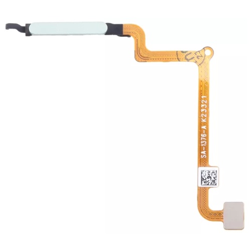 Шлейф Xiaomi Redmi 13C, Poco C65 з кнопкою включення та сканером відбитка пальця (AAA зелений)