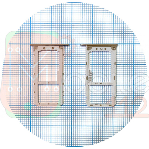 Тримач SIM карти та карти пам'яті Xiaomi Redmi Note 5, Note 5 Pro (золотистий 2 SIM (1 SIM + Micro SD))