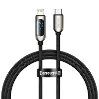 Кабель зарядки Baseus Display Fast Charging Cable Type C to Lightning 20W 1м CATLSK-01
