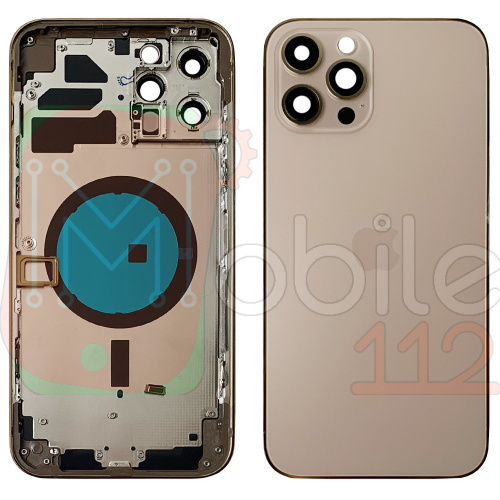 Корпус Apple iPhone 12 Pro Max (золотистий оригінал Китай EU)
