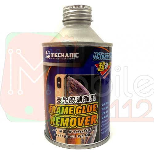 Рідина Mechanic iClean 3 Pro для видалення клею з рамки від iPhone X до iPhone 11 Pro Max, 300 мл