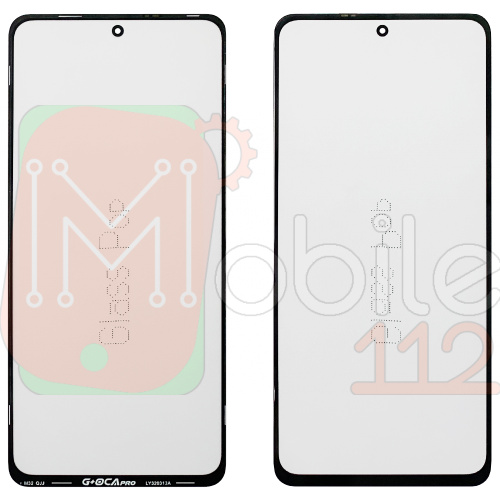 Скло дисплея Xiaomi Mi 10T Lite, Poco M2 Pro, Poco X3, Redmi Note 9 Pro 5G (OCA Pro з плівкою)