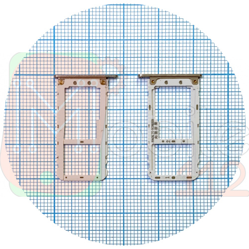 Тримач SIM карти та карти пам'яті Xiaomi Mi A1, Mi 5X (золотистий 2 SIM (1 SIM + Micro SD))