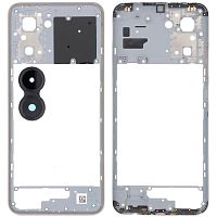 Рамка корпуса Realme C33 RMX3624 (золотистая со стеклом камеры)