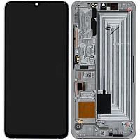Дисплей Xiaomi Mi Note 10, Mi Note 10 Lite, Mi Note 10 Pro, Mi CC9 Pro з тачскріном (оригінал REF із сріблястою рамкою)