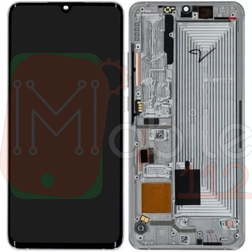 Дисплей Xiaomi Mi Note 10, Mi Note 10 Lite, Mi Note 10 Pro, Mi CC9 Pro з тачскріном (оригінал REF із сріблястою рамкою)