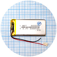 Акумулятор універсальний 603060 63 х 31 х 5 мм 1000 mAh 3.7V