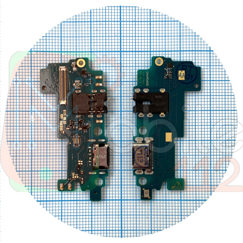 Шлейф Samsung Galaxy A31 A315F з роз'ємом зарядки, навушників та мікрофоном Оригінал 100% - нижня плата