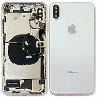 Корпус Apple iPhone XS Max (белый оригинал Китай со шлейфами)