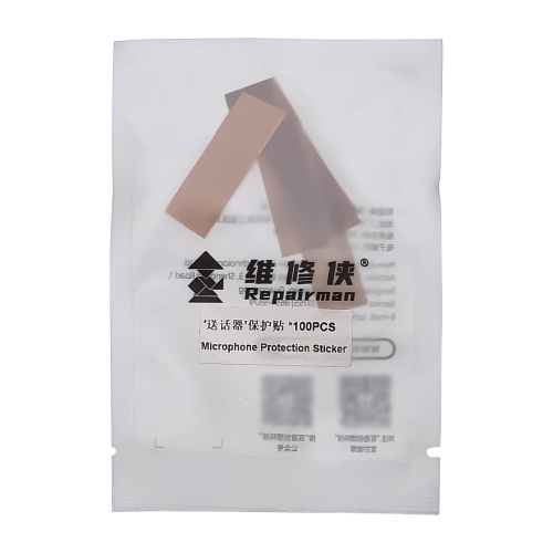 Термостійкі наліпки Repairman каптонові для захисту мікрофонів 3 x 5 мм (100 шт) фото 3