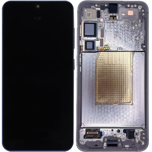 Дисплей Samsung Galaxy S25+ Plus S936 з тачскріном (оригінал OEM SP із сріблястою рамкою)