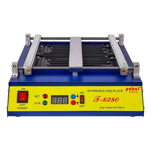 Переднагрівач плат T-8280 інфрачервоний, великий, керамічний, розміри робочої поверхні 280X270мм фото 2