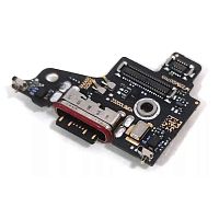 Шлейф Xiaomi 12 Lite с разъемом зарядки и микрофоном - нижняя плата (AAA)