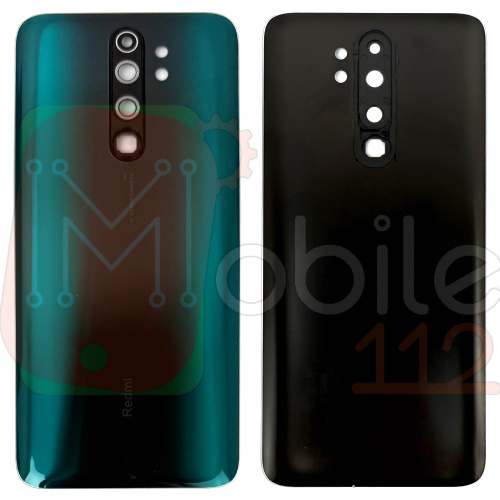 Задня кришка Xiaomi Redmi Note 8 Pro M1906G7I (зелена зі склом камери)