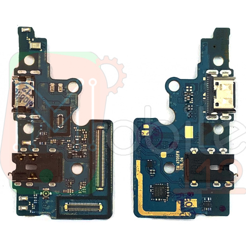 Шлейф Samsung Galaxy A70 2019 A705F с разъемом зарядки, наушников и микрофоном Оригинал Китай - нижняя плата