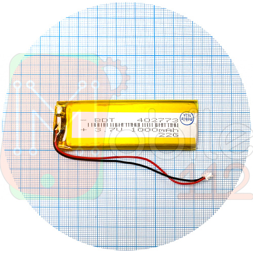 Акумулятор універсальний 422773 70 х 26 х 3 мм 1000 mAh 3.7V