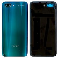 Задняя крышка Huawei Honor 10 COL-L29 (зеленая Original New со стеклом камеры)