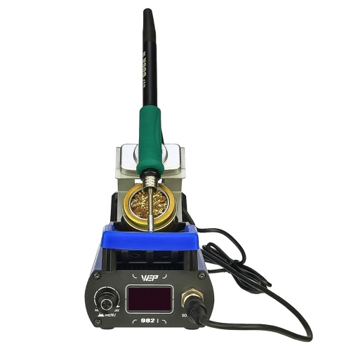 Паяльна станція прецизійна WEP 982-I (2 паяльники стандарту JBC 210 і 245, 3 канали пам'яті, 120W, 90°C - 450°C) фото 2