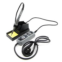 Паяльник з портативним блоком управління WEP 908D з підставкою (65W, цифрова індикація, аналогове регулювання t 200-480 гр C)