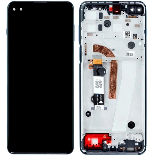 Дисплей Motorola Moto G100 XT2125 + тачскрин (оригинал Китай с синей рамкой)