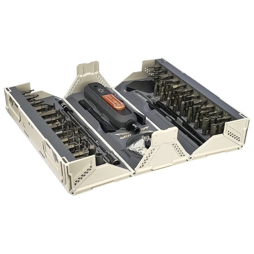 Набір інструментів Jakemy JM-8192 (ручка, 160 біт, подовжувач, 2 пінцети, 2 лопатки, 2 перехідники, присоска, 10 медіаторів) Набір інструментів Jakemy JM-8192 (ручка, 160 біт, подовжувач, 2 пінцети, 2 лопатки, 2 перехідники, присоска, 10 медіаторів)