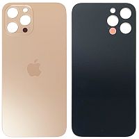 Задня кришка Apple iPhone 12 Pro Max (золотиста оригінал Китай з кільцями)