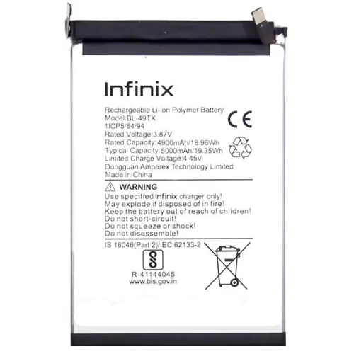Акумулятор Infinix BL-49TX Note 30, Note 30 5G (оригінал Китай 5000 mAh)