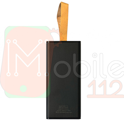 Power Bank Павербанк WUW Y114 5V 2.1A 40000 mAh Large Capacity Чорний фото 2