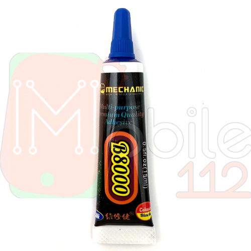 Клей універсальний чорний Mechanic B8000 15 мл