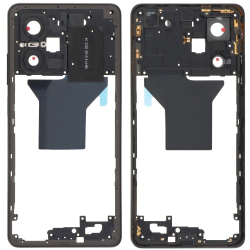Рамка корпусу Xiaomi Redmi Note 12 Pro 5G (сіра)