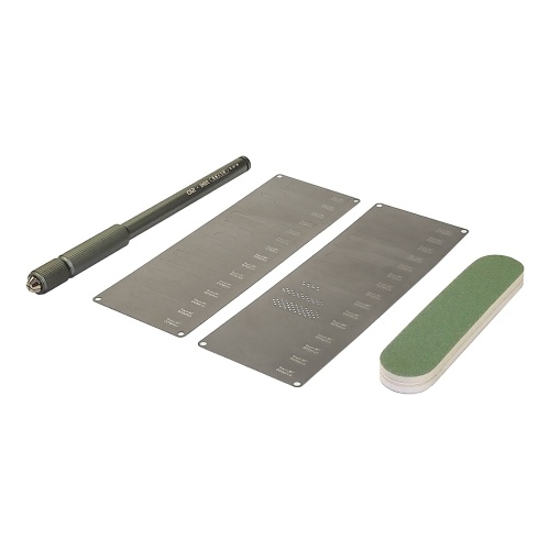 Набір для ремонту друкованих плат та мікросхем QianLi 009 Plus ручка 012 з цангою, 30 лопаток, шліфувальний брусок, 3 SIM-ключа