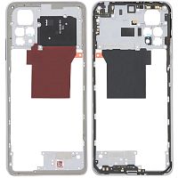 Рамка корпусу Xiaomi Redmi Note 12 Pro 4G (срібляста)