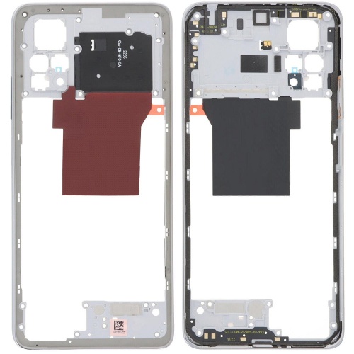 Рамка корпусу Xiaomi Redmi Note 12 Pro 4G (срібляста)