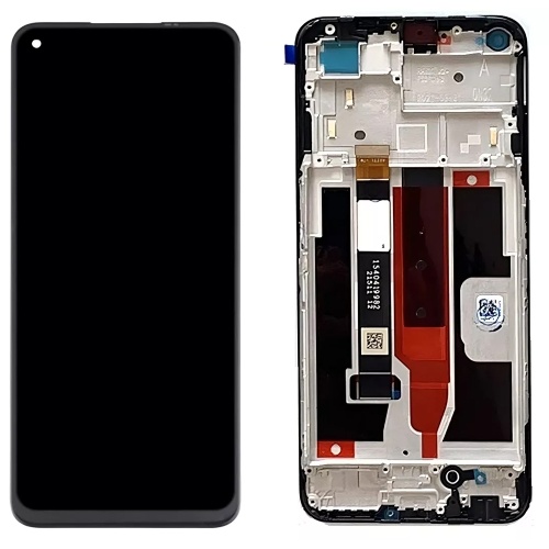 Дисплей Realme Narzo 30 5G RMX3242 з тачскріном (AAAA с рамкой)