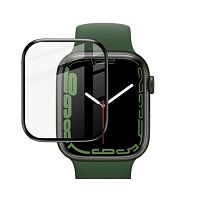 Защитное стекло (пленка) Apple Watch 4, Watch 5, Watch 6, Watch SE 40 мм (черное Glass)