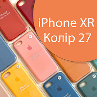 Чохол Silicone case для iPhone XR (рожевий №27)