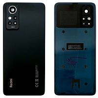 Задня кришка Xiaomi Redmi Note 12 Pro 4G (сіра Original New зі склом камери)