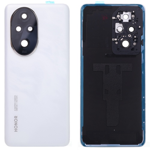 Задняя крышка Honor 200 Pro (белая Original New со стеклом камеры)
