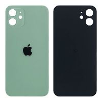 Задняя крышка Apple iPhone 12 (зеленая оригинал Китай с большим отверстием)