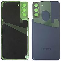 Задняя крышка Samsung Galaxy S21 Plus 5G G996B (синяя оригинал Китай)