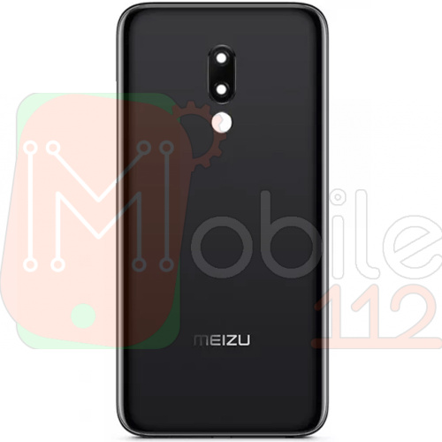 Задня кришка Meizu 16s (чорна оригінал Китай зі склом камери)