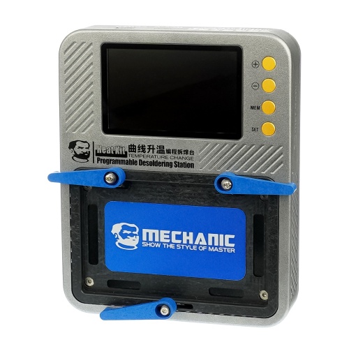 Переднагрівач з РК-дисплеєм Mechanic Heat Kit i14 для ремонту плат, з платформами та трафаретами iPhone X-15 Pro Max фото 2